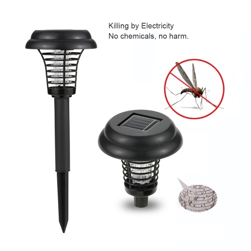 Solar Powered LED Light Bug Zapper