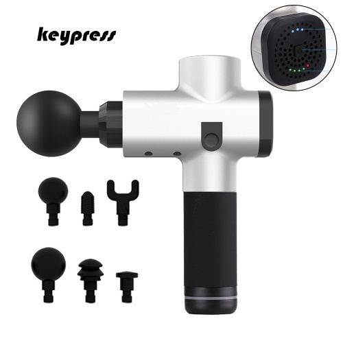 Handheld Vibration Therapy Massage Device Touchscreen Cordless Muscle Relief Massager