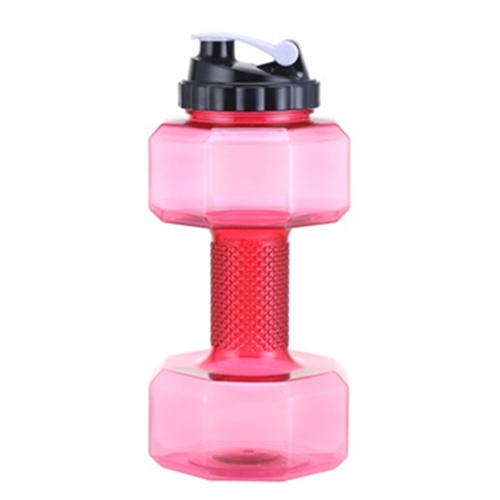 New creative sports bottle plastic dumbbell cup