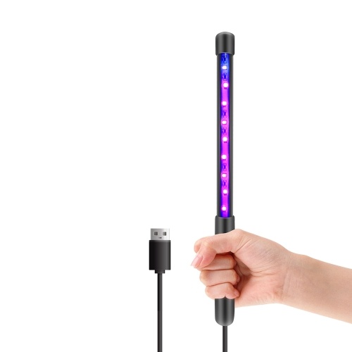 UV Disinfec-tion Light 3W Ultraviolet Light Portable UVC LED Lamp Hand-Held Steri-lizer for Home Office Travel Disinfec-tion