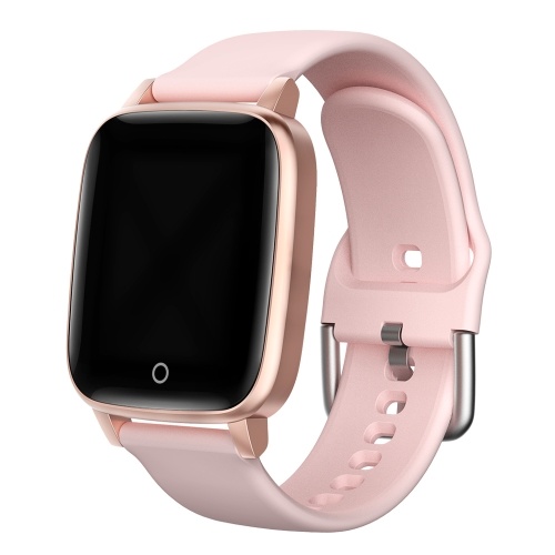 T1S Fitness Watch 1.3in Color Screen Sport Intelligent Fitness Tracker IP67 Waterproof Heart Rate Sleep Quality Temperature   Monitoring Wrist Watch