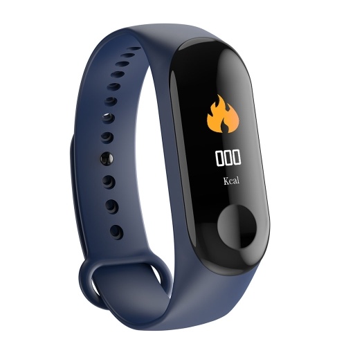 M3C Intelligent High Definition Color Screen Bracelet Real Time Body Health Monitoring Automatic Screen Bright Multi-Function Waterproof Bracelet
