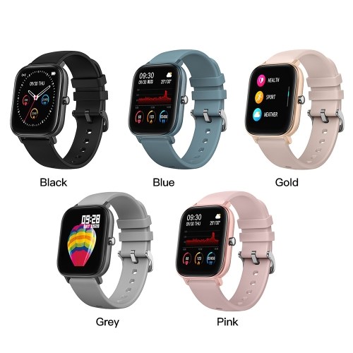 P8 Intelligent Watch 1.4 Inch Color Touch Screen Heart Rate Monitoring IPX7 Waterproof Fitness Bracelet (Pink)