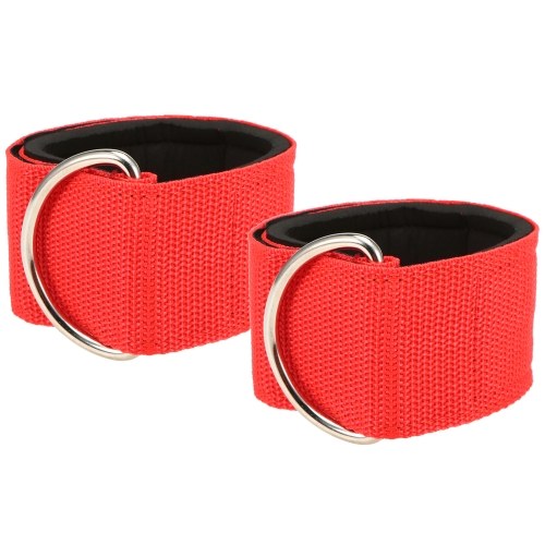 2pcs Fitness Padded Ankle Straps
