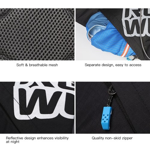 8 L Outdoor Running Bag with Drinking Bag Bicycle Backpack Sports Vest