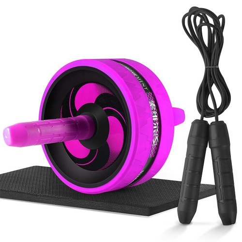 Abdominal Roller with Knee Pad Adjustable Jump Rope