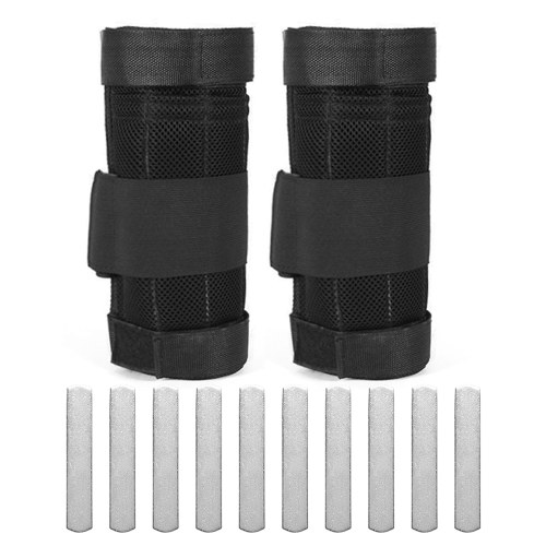 2 Packs Adjustable Ankle Weight Exercise Leg Weighted Workout Weight Loading Wraps Strength Training 1kg/2kg/3kg