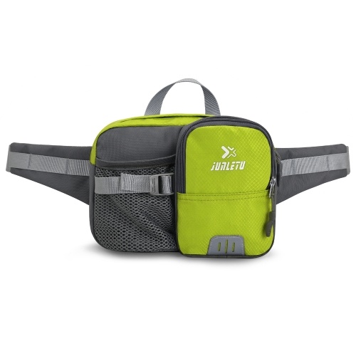 Outdoor Sports Waist Pack with Water Bottle Holder Bum Bag Waist Pouch for Hiking Cycling Running