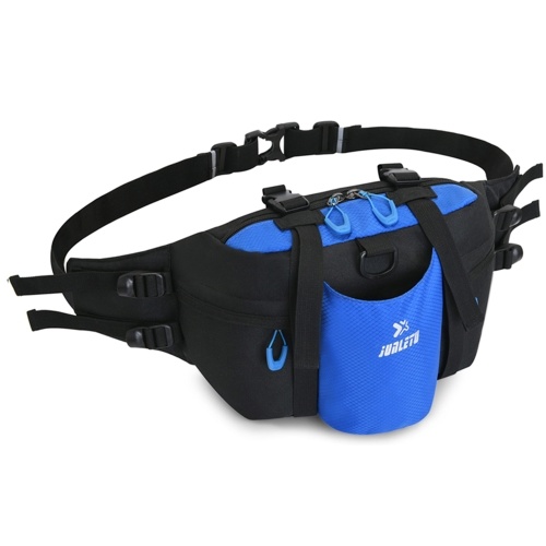 Women Men Sports Waist Pack Bag with Bottle Holder for Camping Climbing Cycling Traveling Waist Bag Handbag Shoulder Bag