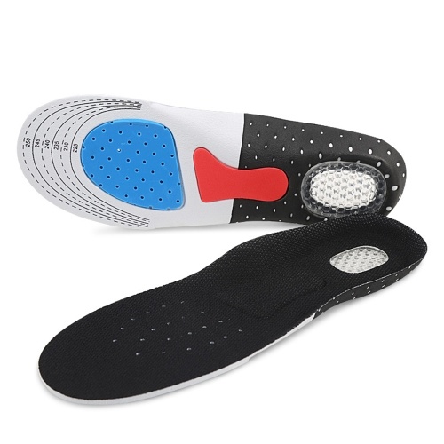 25.5cm Orthopedic Foot Arch Support Sport Shoe Pad Running Gel Insoles Insert Cushion