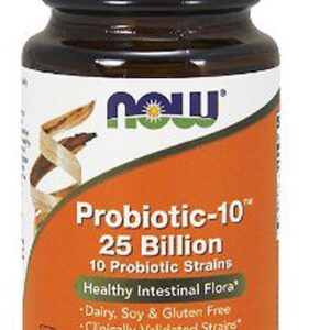 Now Probiotic-10 25 Billion - 50 V-Capsules
