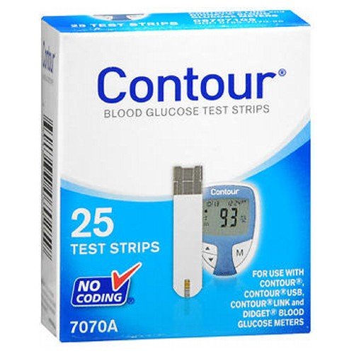 Bayer Bayer Contour Blood Glucose Test Strips - 25 each