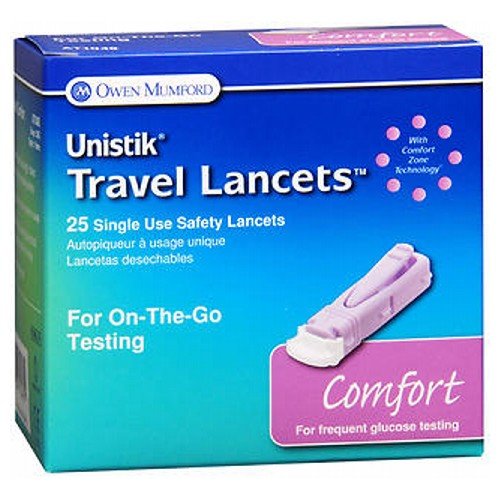 Unilet Unistik 3 Comfort Safety Lancets - 25 each