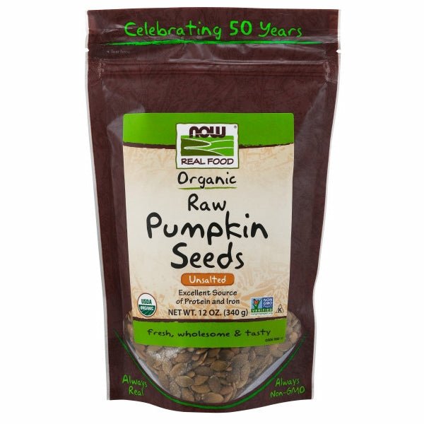 Now Foods Organic Pumpkin Seeds - 12 OZ