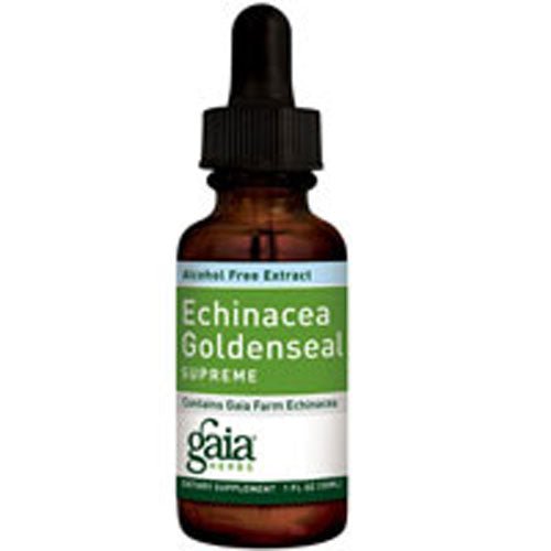 Echinacea Goldenseal Supreme Alcohol Free 1 OZ by Gaia Herbs