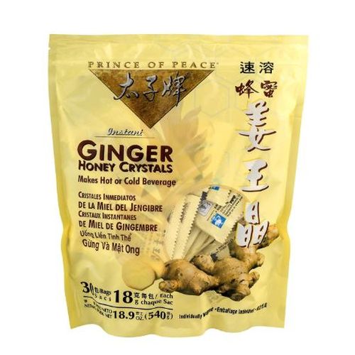 Prince Of Peace Ginger Honey Crystal Packets - 30 ct