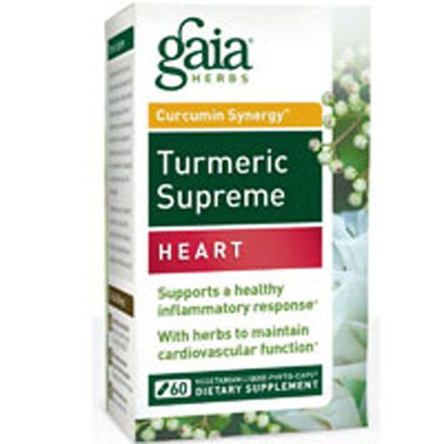 Gaia Herbs Turmeric Supreme - Heart 60 Caps