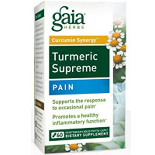 Gaia Herbs Turmeric Supreme - Pain 60 Caps