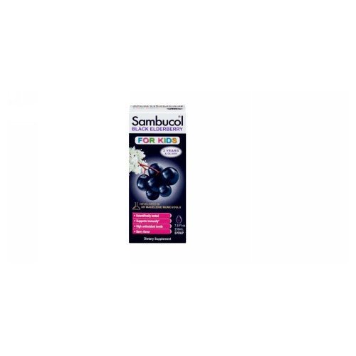 Sambucol Black Elderberry Syrup For Kids - 7.8 Oz