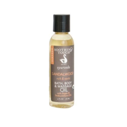 Soothing Touch Bath Body & Massage Oil - Sandalwood 4 oz