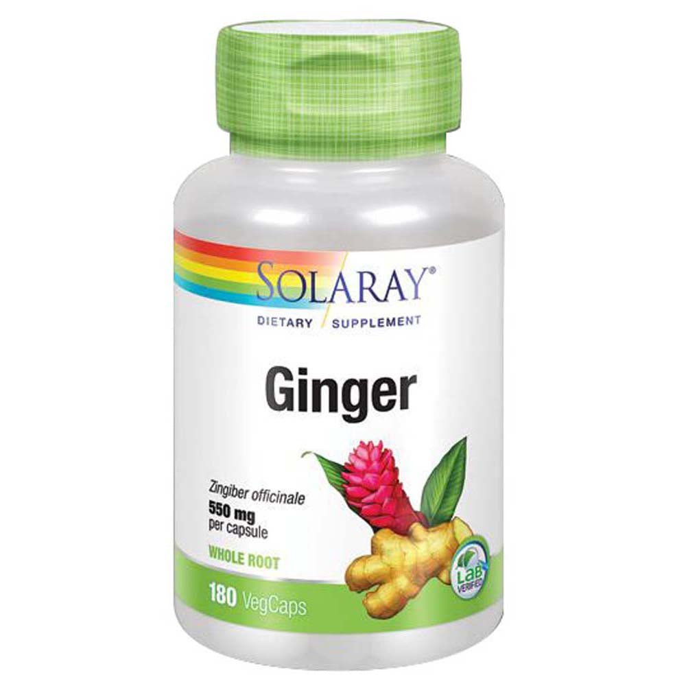 Solaray Ginger Root - 180 Caps