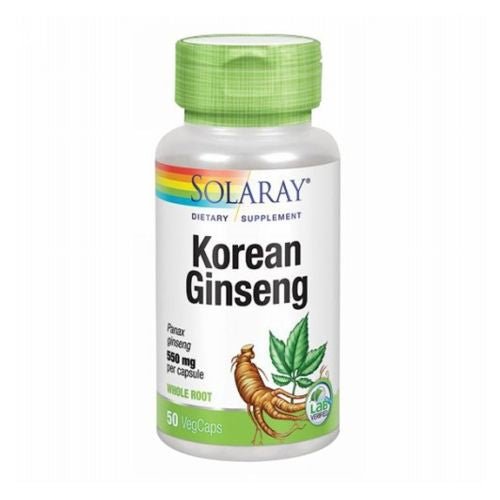 Solaray Korean Ginseng - 50 Caps