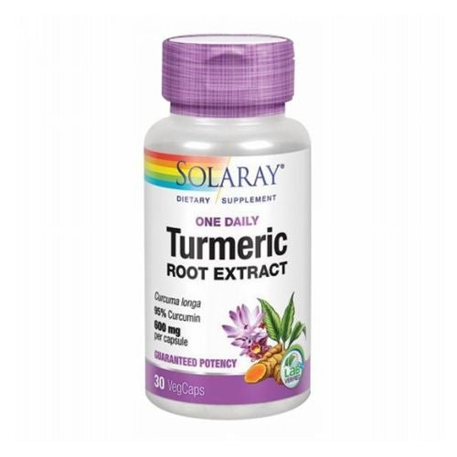 Solaray Turmeric One Daily - 30 Caps