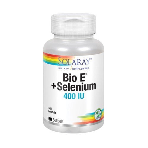 Solaray Bio E with Selenium - 60 Softgels