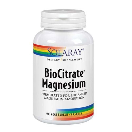 Solaray Magnesium Citrate - 90 Caps