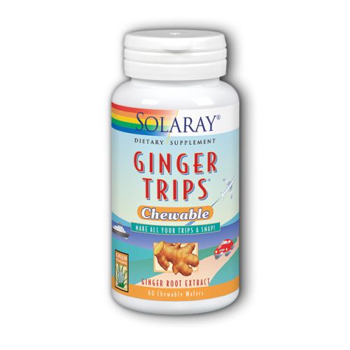 Solaray Ginger Trips - 60 Gummies