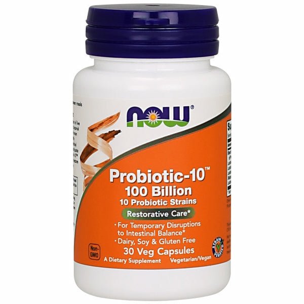 Now Foods Probiotic-10 - 100 Billion, 30 Vcaps