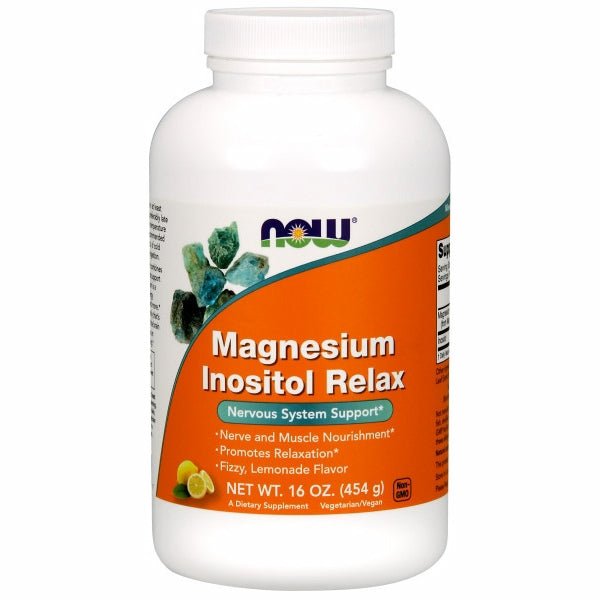 Now Foods Magnesium Inositol Relax - 16 Oz