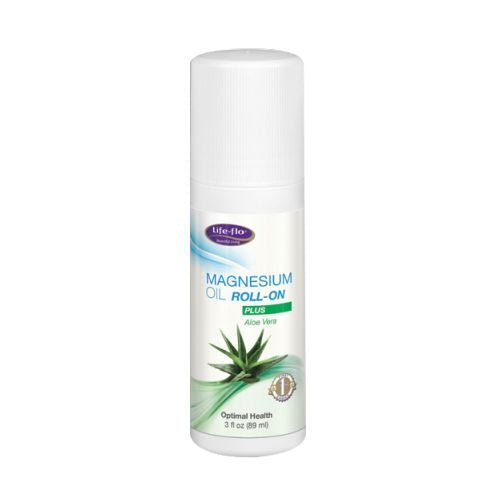 Magnesium Oil with Aloe Vera Roll On 3 Oz by Life-Flo