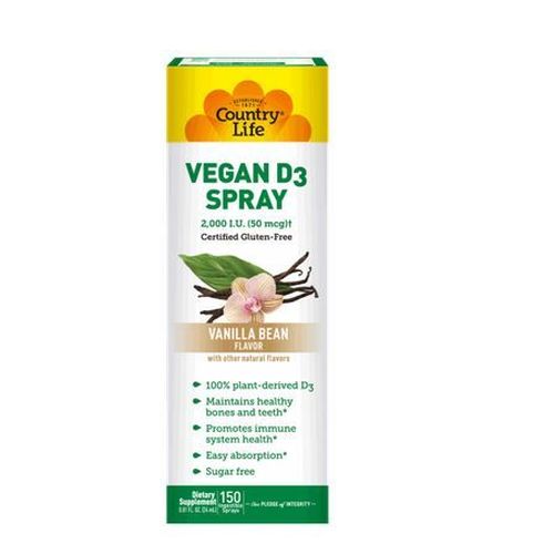 Vegan D3 Spray 0 0.81 Oz by Country Life