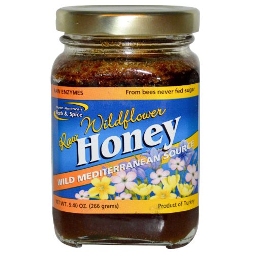 Mediterranean Wild Flower Honey 9.4 Oz by North American Herb & Spice