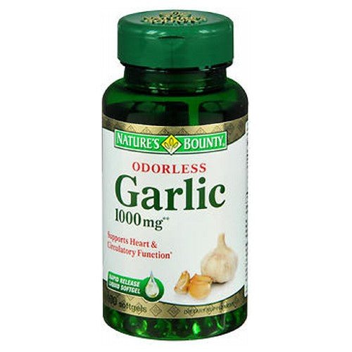 Natures Bounty Odorless Garlic 24 X 100 Softgels by Nature's Bounty
