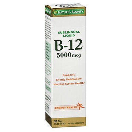 Nature's B-12 Sublingual Liquid 24 X 2 Oz by Nature's Bounty