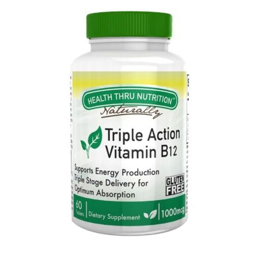 Vitamin B12 60 Tabs by Health Thru Nutrition