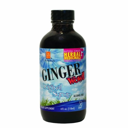 Ginger Wow Original Syrup 4 Oz by L. A .Naturals