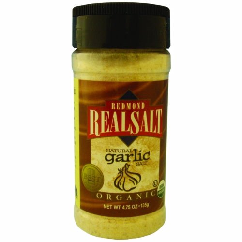 Organic Garlic Salt 4.7 Oz by REAL SALT