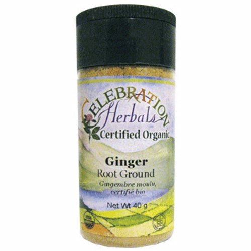 Ground Organic Ginger Root 40 grams by Celebration Herbals