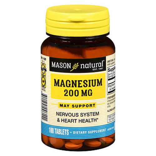 Mason Natural Magnesium Tablets 100 Tabs by Mason