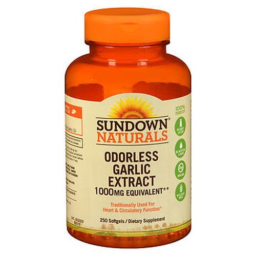 Sundown Naturals Odorless Garlic Extract Softgels 250 Tabs by Sundown Naturals