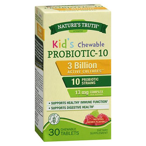 Natures Truth KidS Probiotic10 Complex Natural Berry Flavor 30 Tabs by Natures Truth
