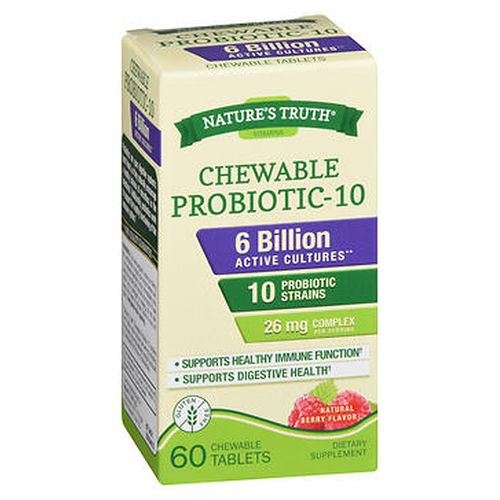Natures Truth Chewable Probiotic14 Tablets Natural Berry Flavor 60 Tabs by Natures Truth
