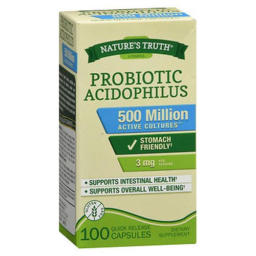 Natures Truth Probiotic Acidophilus Quick Release Capsules 100 Caps by Natures Truth