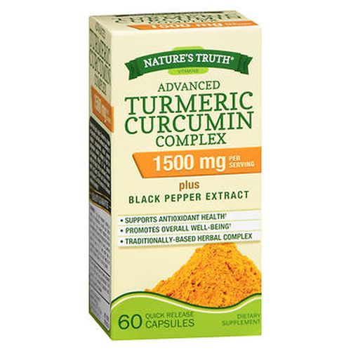 NatureS Truth Advanced Turmeric Curcumin Complex Capsules 60 Caps by Natures Truth