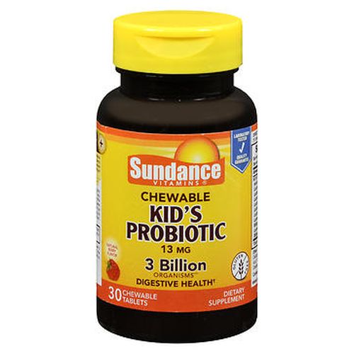 Sundance Kids Probiotic Chewable Tablets Natural Berry Flavor 30 Each by Sundance
