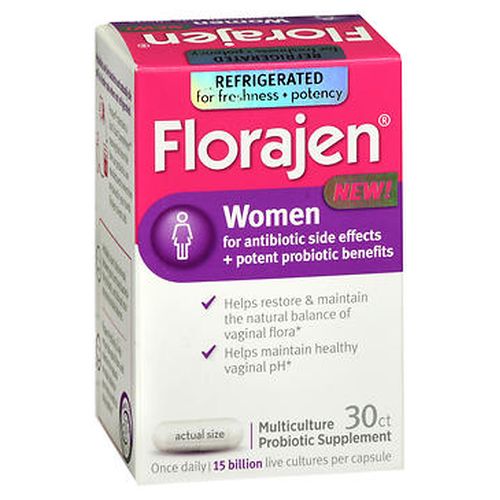 Florajen Women Multiculture Probiotic Supplement Capsules 30 Caps by Florajen
