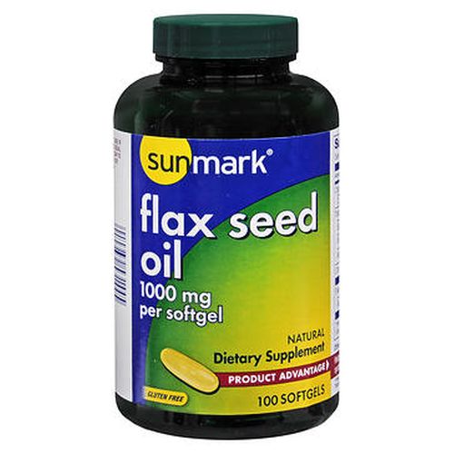 Sunmark Flaxseed Oil Softgels 100 Capss by Sunmark